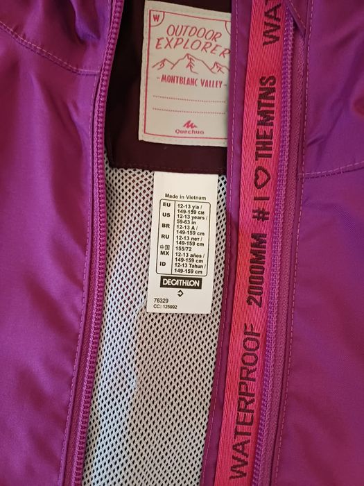 Greaca waterproof cu gluga 12-14 ani