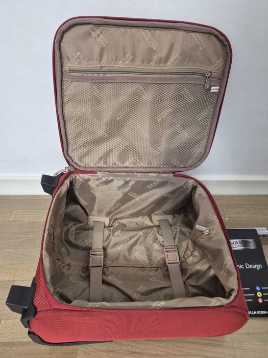 Troler de cabină Ella Icon Petra, textil, 40X30X20 cm, roșu, nou