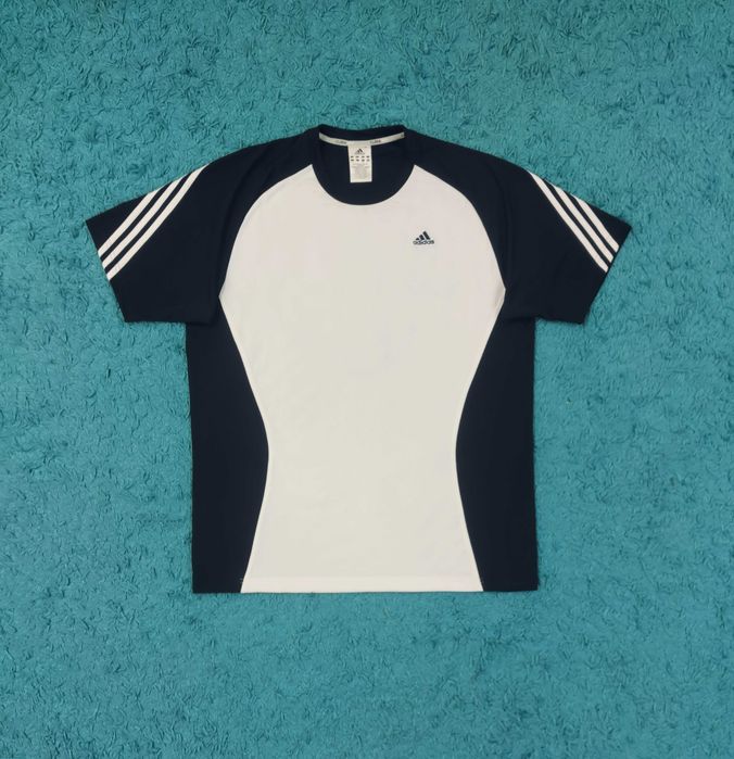 Tricou Adidas Climacool Navy Blue/White