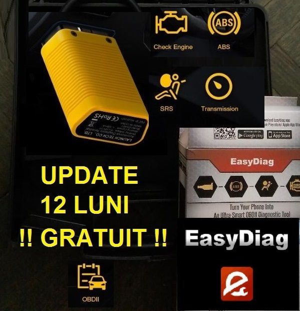 Tester diagnoza auto EasyDiag Bluetooth, PROMOTIE, prelungitor incluS