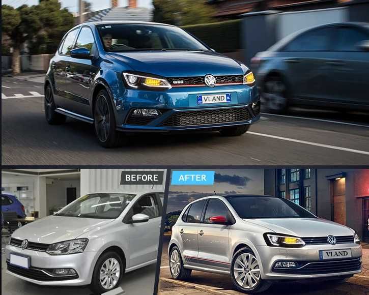 Тунинг LED фарове VW Polo 2011-2017