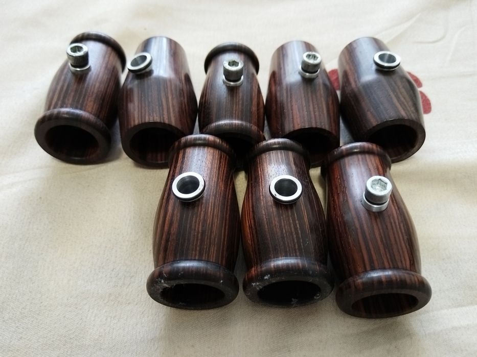 Butoias pentru clarinet Sol (G) și Bb  din lemn de cocobollo