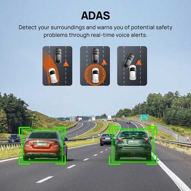 Видеорегистратор 70mai Dash Cam A510 предна и задна камера