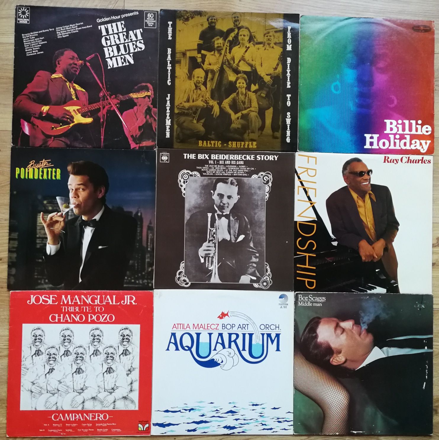 Vinil Billy Eckstine Acker Bilk Tedy Buckner Jazz bebop Dixieland