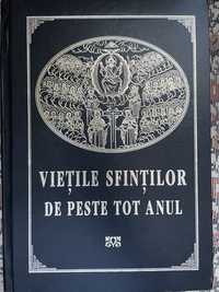 Viețile sfinților de peste tot anul biserica carte religioasă ortodoxă