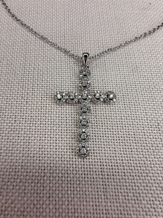 Colier Swarovski cruce insigne angelic