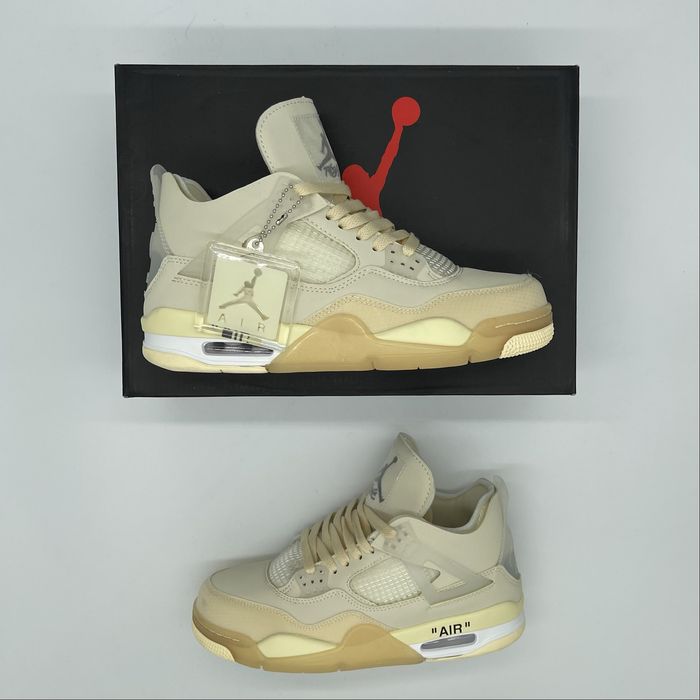 Nike Air Jordan 4 Off White - Marimi 37-48, Noi, Premium
