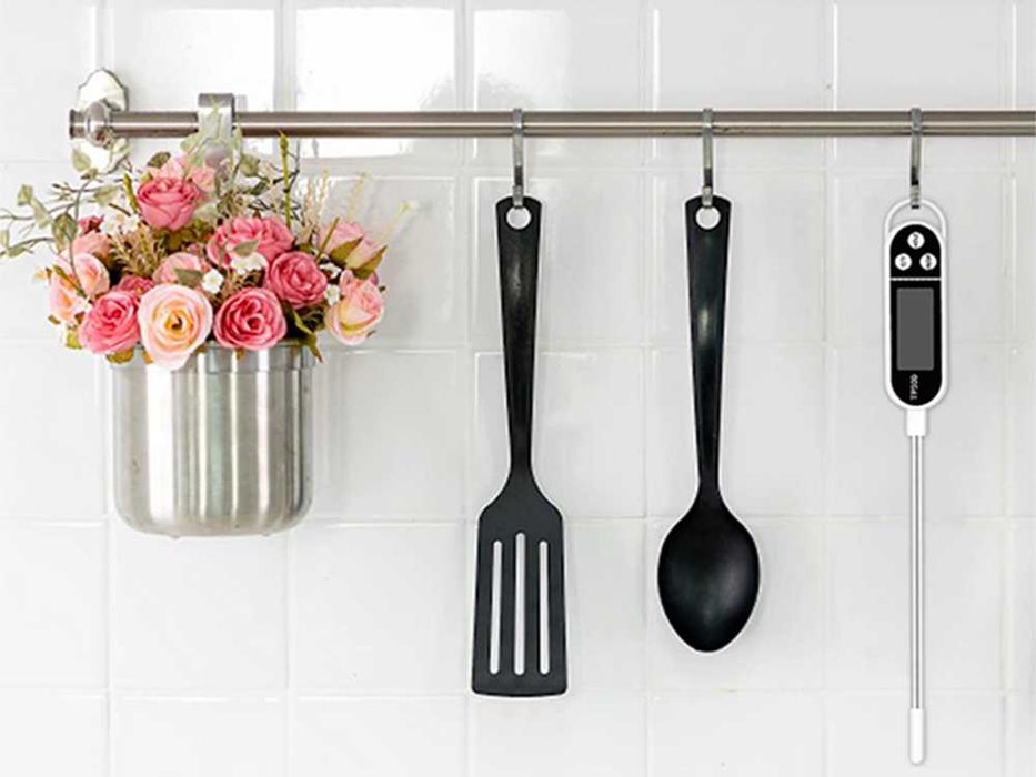 Termometru bucatarie digital cu sonda afisaj LCD masurare precisa inox