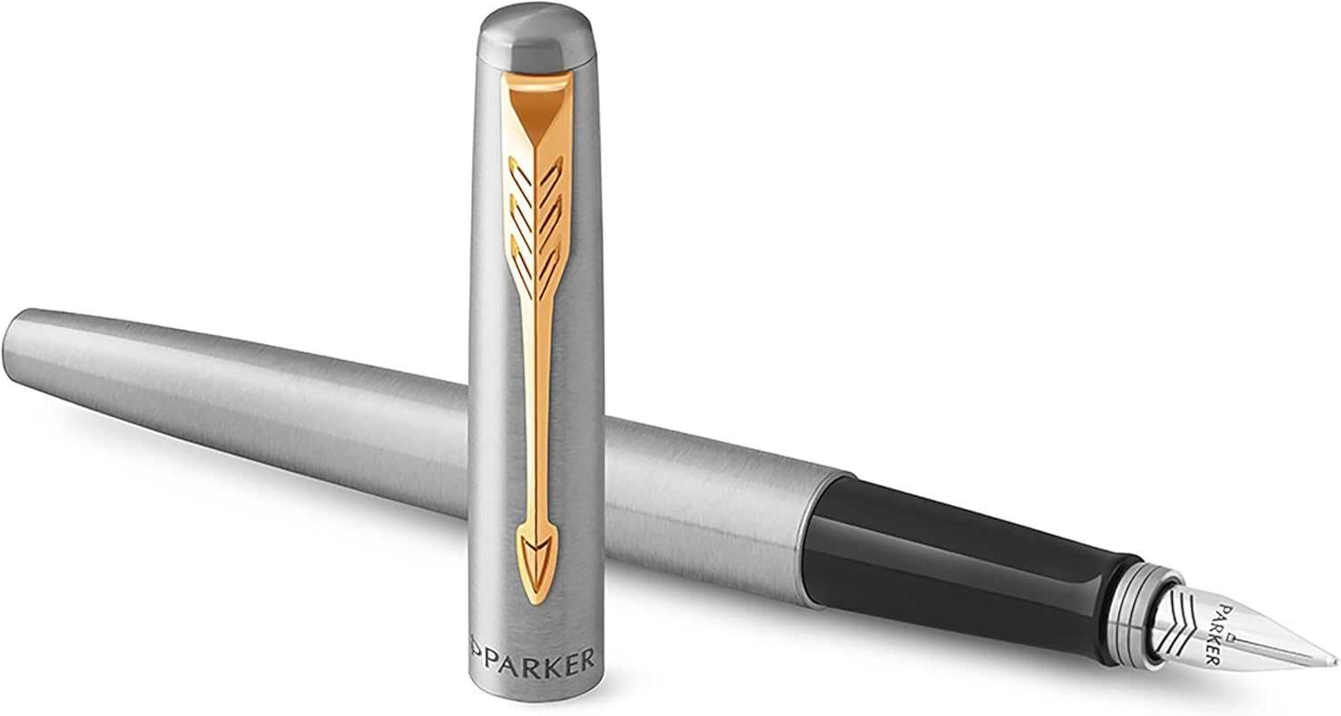 Комплект Parker Jotter St.Steel, Химикалка и Писалка, Златист