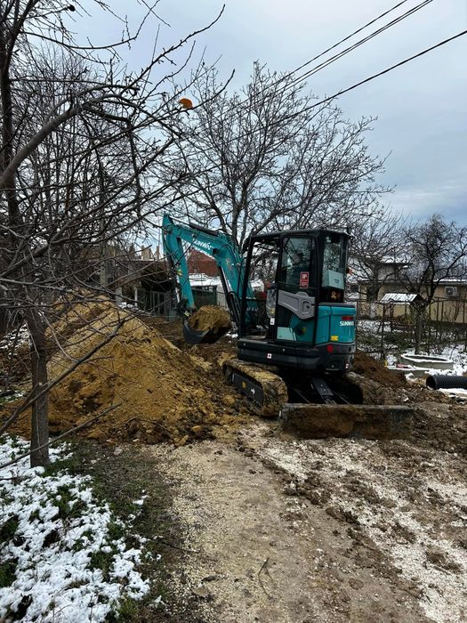 Услуги с багер и самосвал