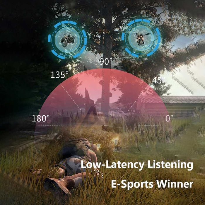 Безжични bluetooth геймърски слушалки KS06 TWS BT 5.0 Шумопотискане