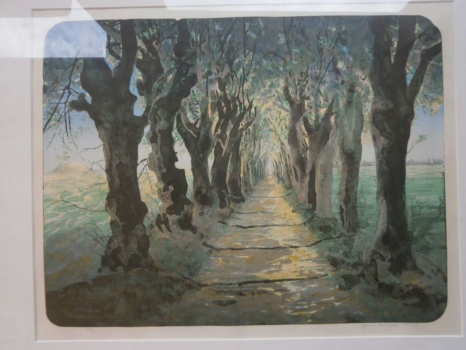 Прекрасна литография72х62см.