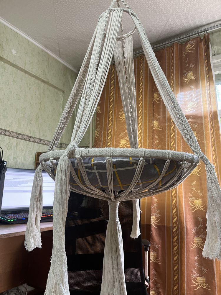 Макраме.Гамачок для домашних животных.