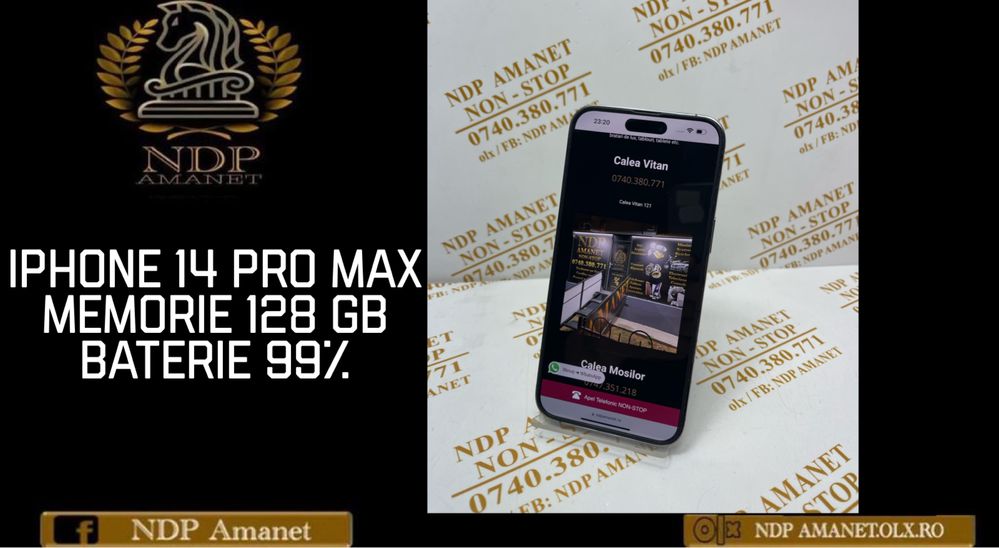 NDP Amanet NON-STOP Calea Vitan Nr.121 Iphone 14 PRO MAX (18959)