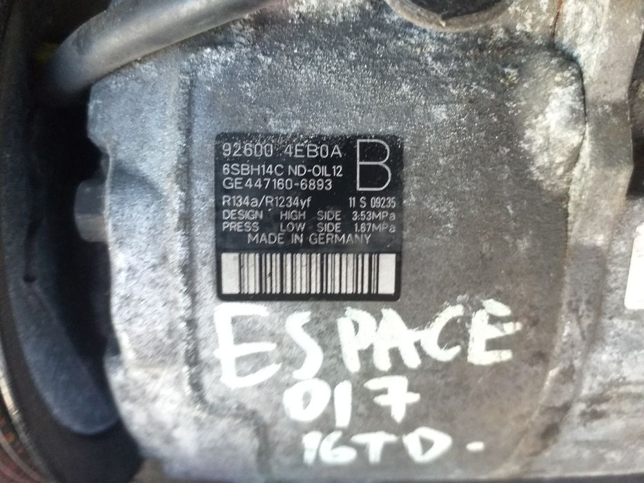 Compresor Aer Espace Kadjar Koleos X-Trail Qashqai 1.6 2.0 Diesel