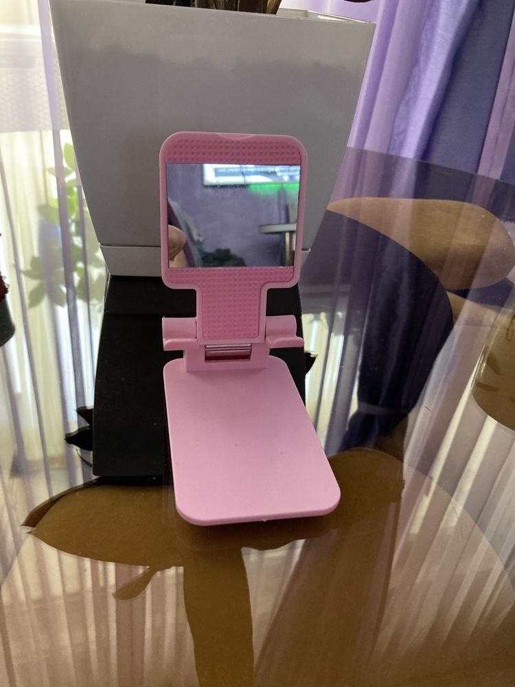 Suport telefon roz,nou