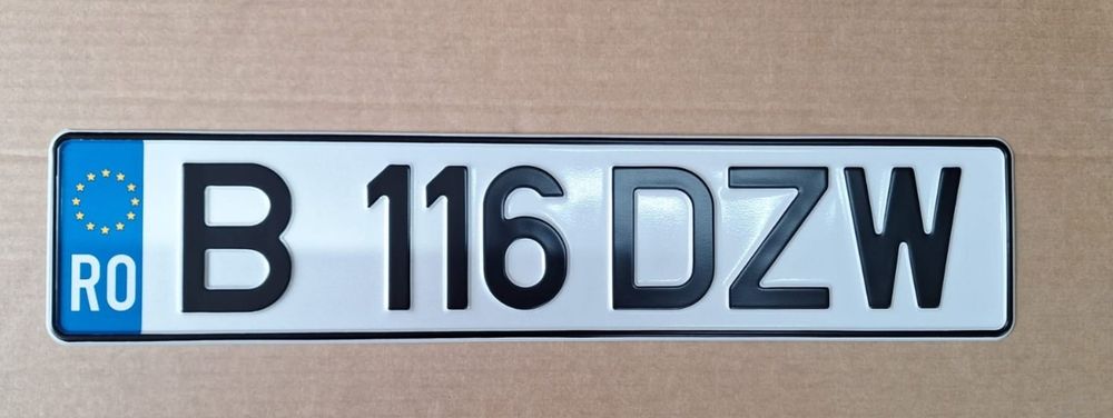 Placute auto numere auto personalizate ornamentale