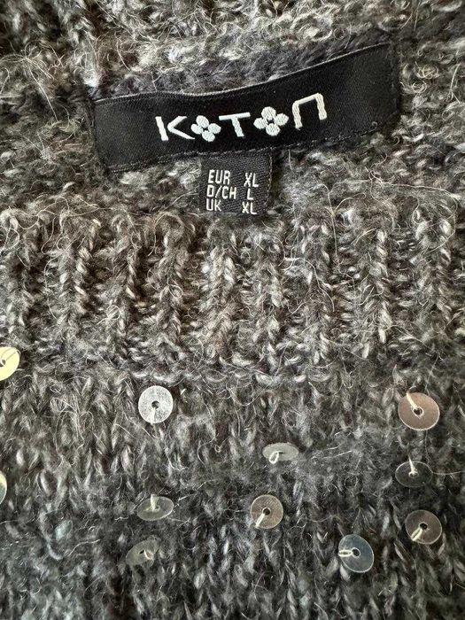 Pulover tricotat cu paiete KOTON marime XL