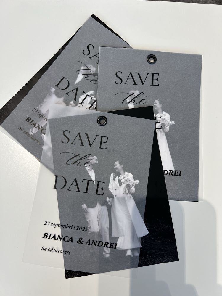 Invitatii 4 lei nunta/botez/cununie (fizic si digital)