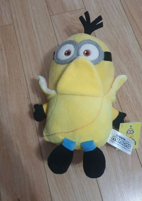Minion de pluș, banană, dimensiune 28