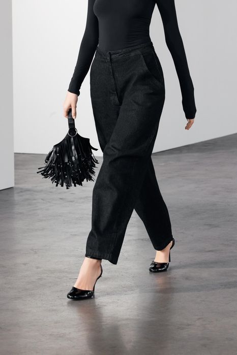 Дамски дънки тип “балон” ZARA