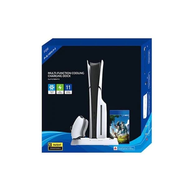 Ps5/Ps5 Slim Подставка с вентилятором и Зарядная док-станция.