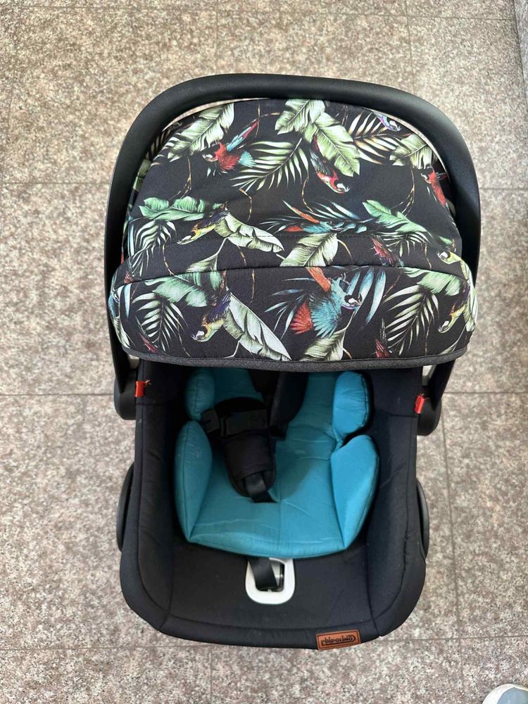 Кошница за кола Chipolino - ДуоСмарт, 0-13 kg, екзотик