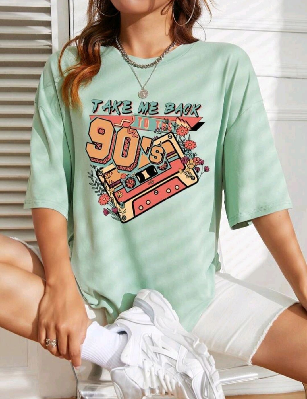 Дамски тениски oversize