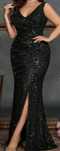 Rochie lunga eleganta cu paiete 3XL