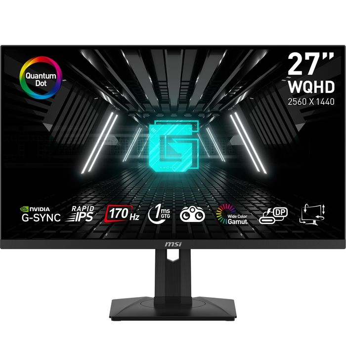 MSI G274QPF-QD 27" QHD 2K 165Hz Quantum Dot Rapid IPS Monitor