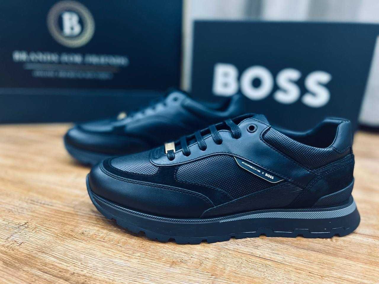 BOSS Porsche мужские кожаные кроссовки РАЗМЕР 39,40,44,45
