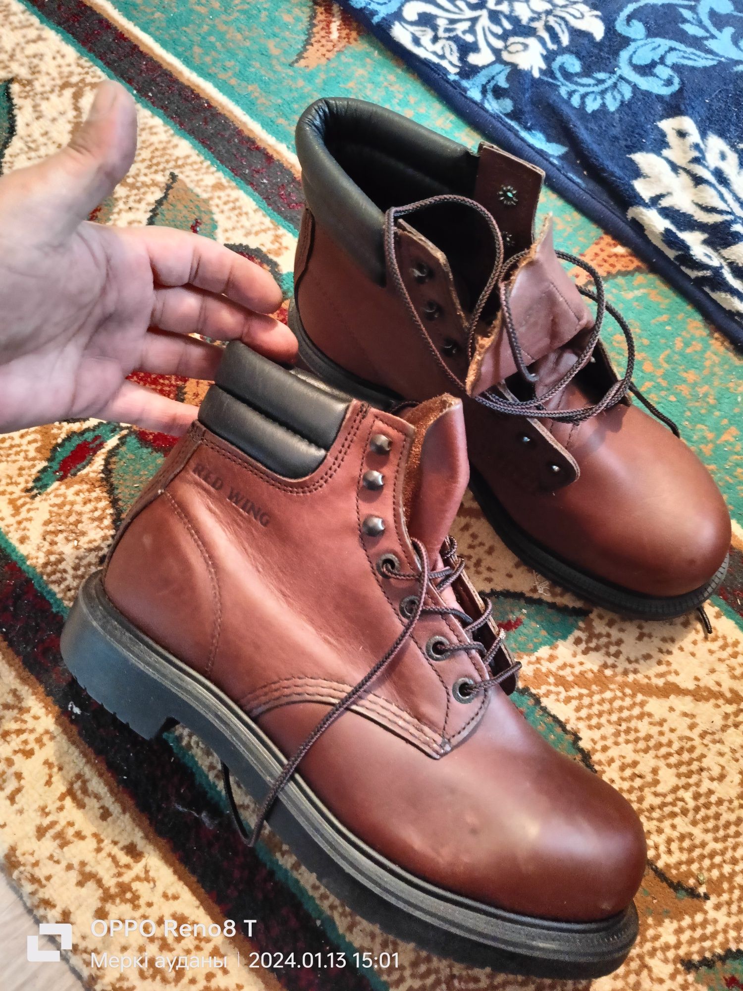 Red Wing Shoes. Made in USA.