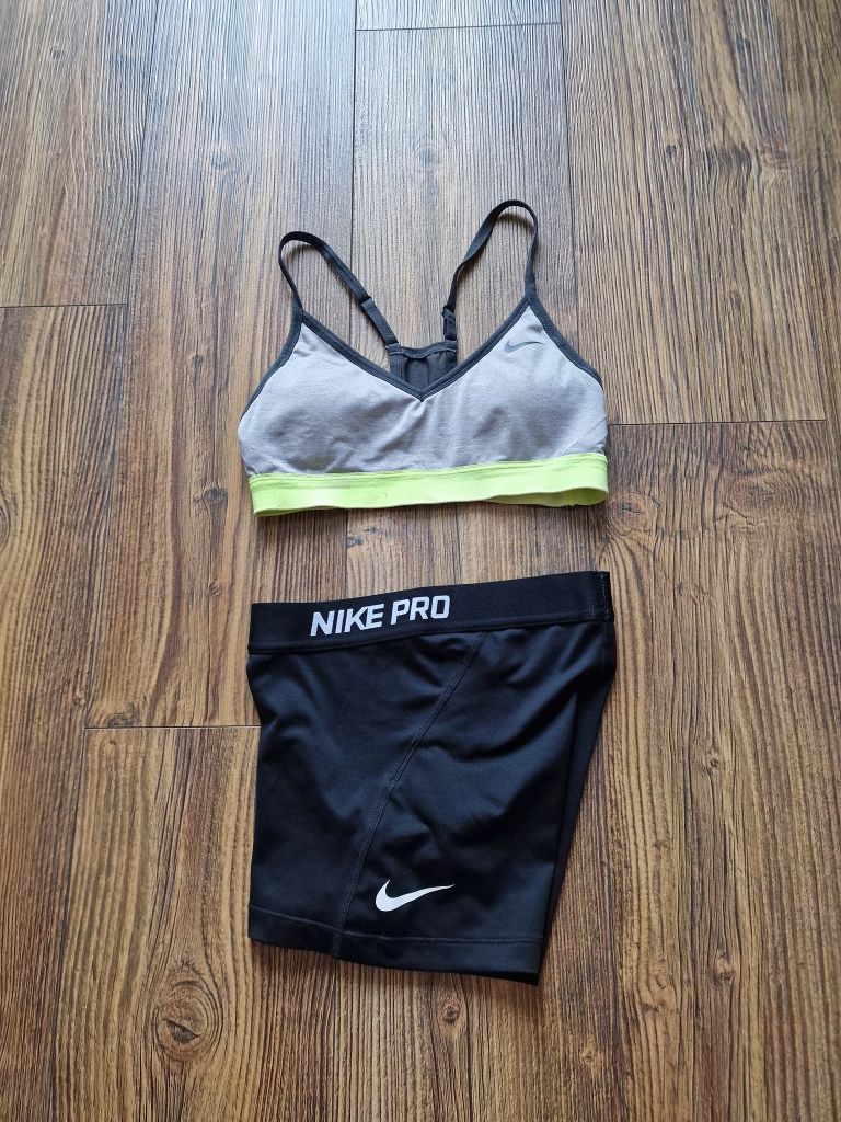 Страхотен дамски сет клин и бюстие топ NIKE размер XS / S