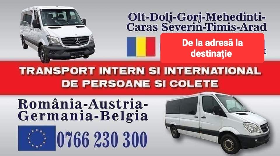 Transport Persoane Caras-Severin Austria Germania La Adresa