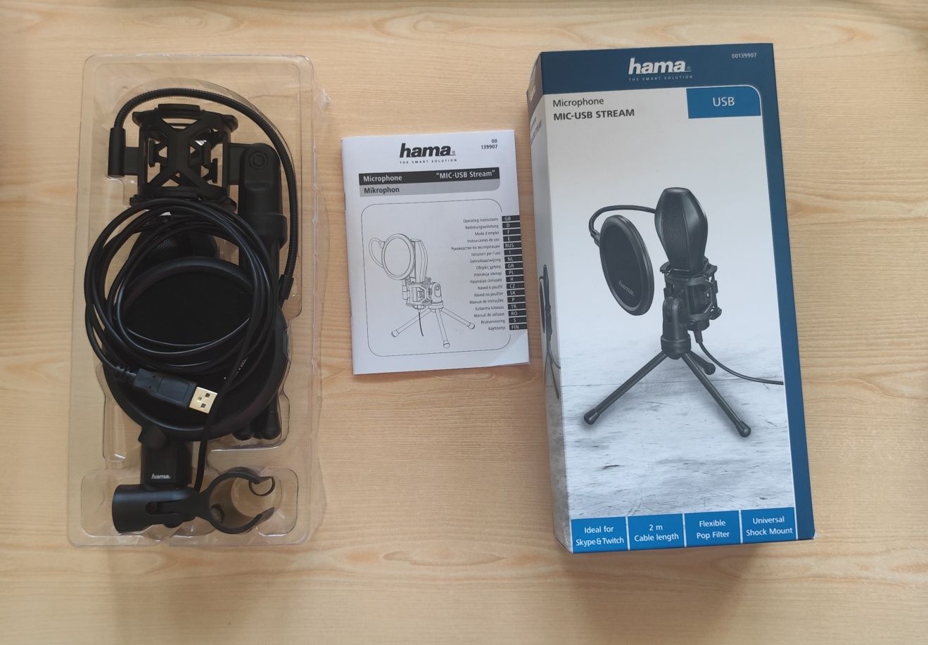 Микрофон Hama "MIC-USB Stream"