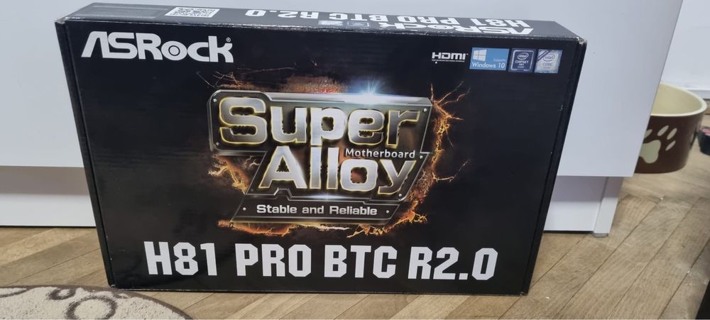 Placa baza Asrock H81 Pro BTC+ procesor Intel+Memorie Kingston