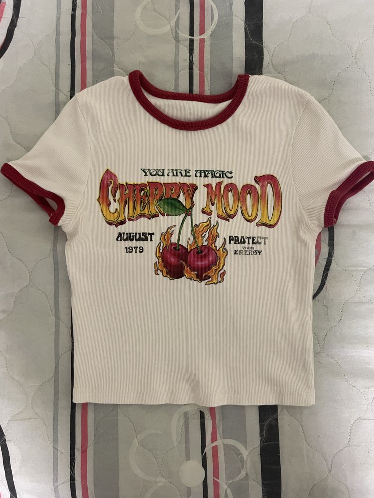 Топ, размер M/S, “Cherry Mood”