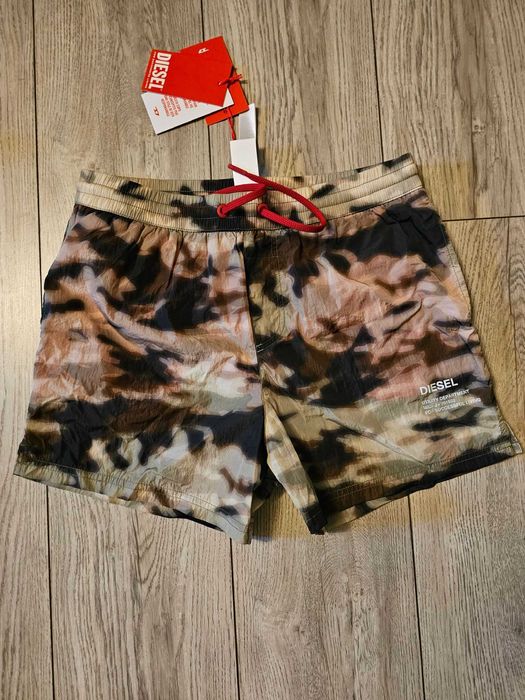 Sort plaja piscina Diesel Nico Camouflage