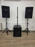 Boxe active, sistem PA, de vanzare, Peavey + Samson