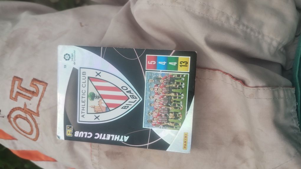 Vând cartonaș panini cu echipa Bilbao