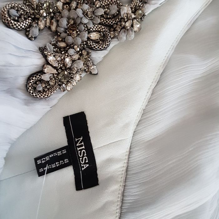 Rochie de  seară Nissa mătase naturală integral!