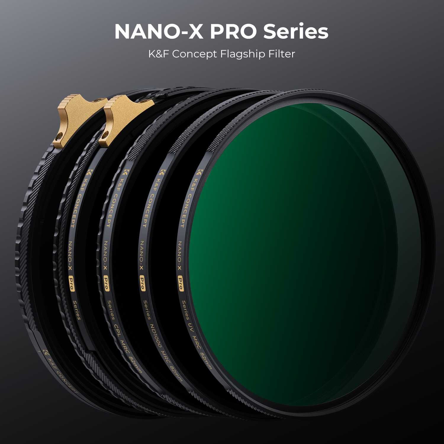 K&F Concept 2в1 Nano-Xcel Pro филтър CPL + ND2-32