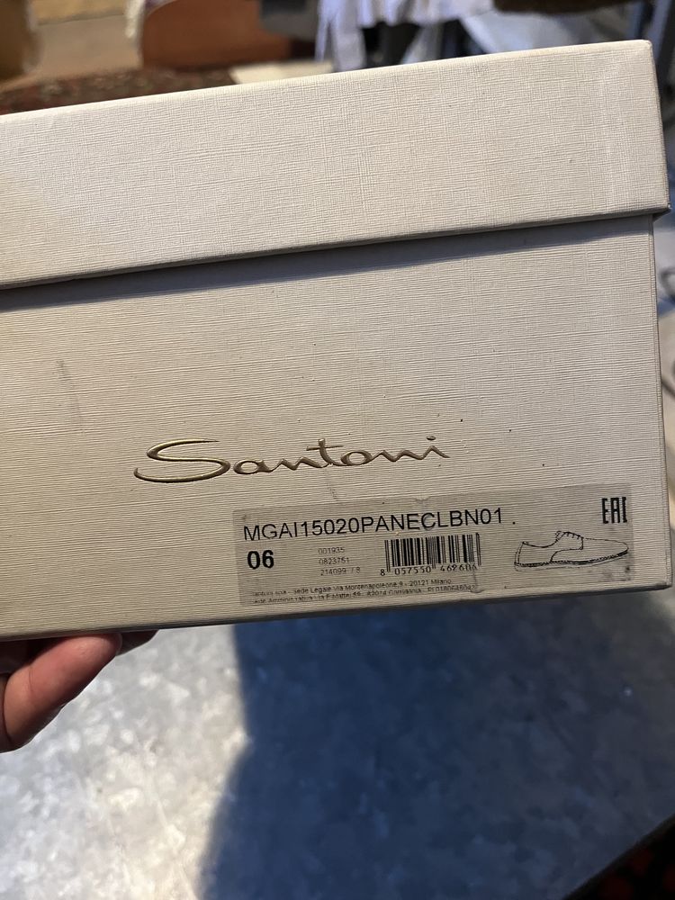 Santoni обувь размер 40