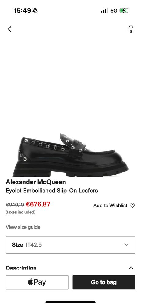 Pantofi Alexander McQueen