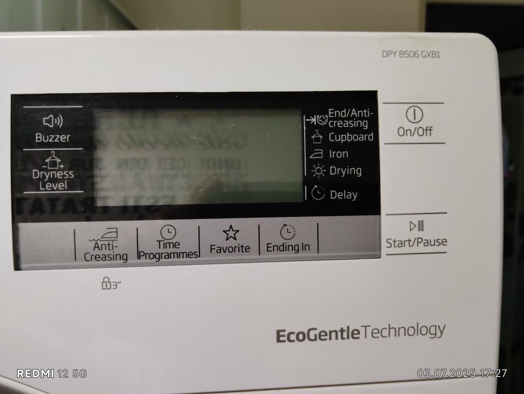 Uscător de rufe Beko DPI 8506 GX81 8kg clasa A+++