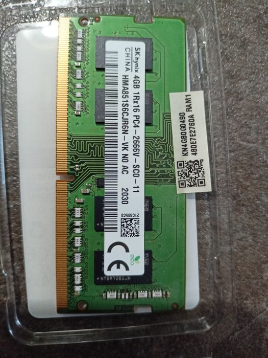 SODIMM DDR 4 laptop!