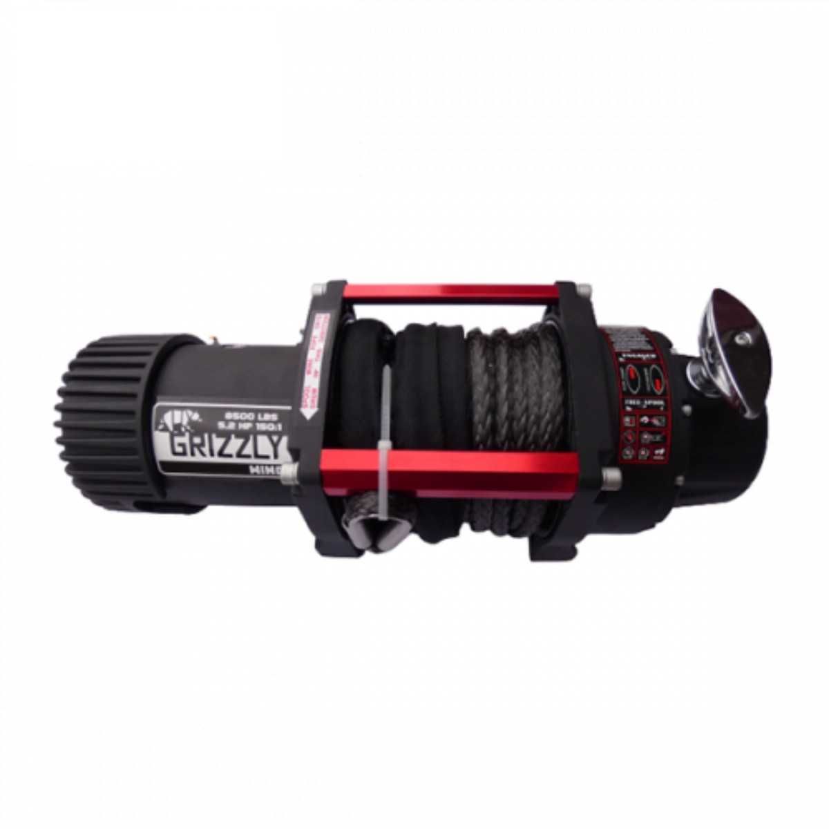 Troliu Grizzly Winch 8500LBS (3855KG) cablu sintetic