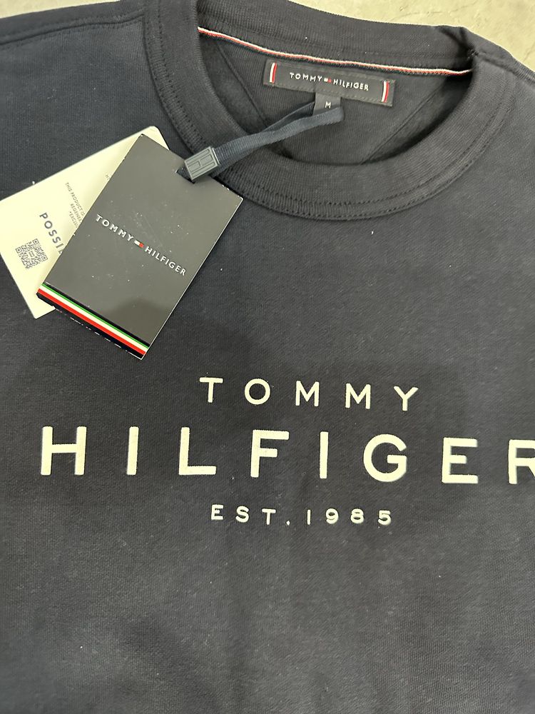 Bluza Tommy Hilfiger originala Bleumarin