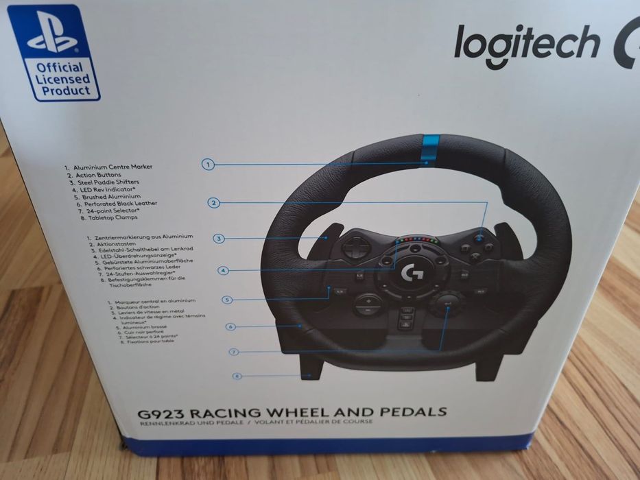 Volan Logitech G923 + Schimbator viteze