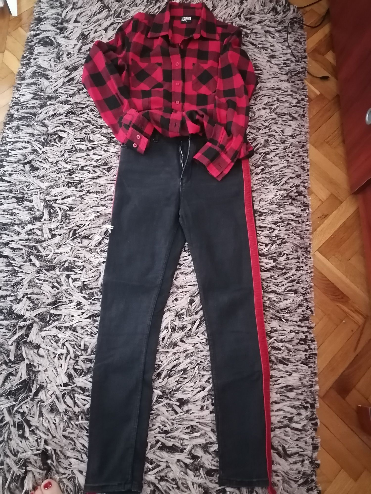 Set blugi Zara si cămășa